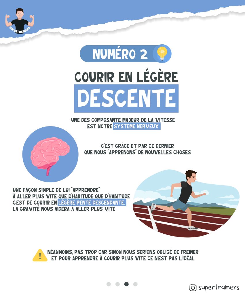 courir en descente pour courir plus vite